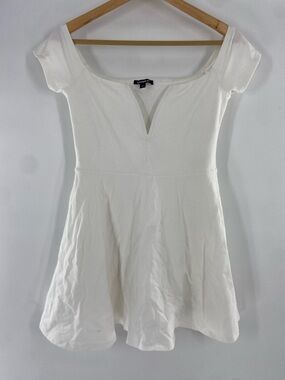 Express White Mini Dress Size M Gently Used